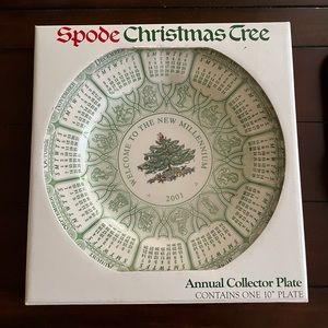 Spode Christmas Tree Annual Collector Plate